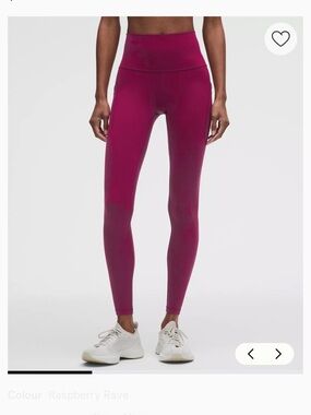 Lululemon Pink Wunder Train leggings